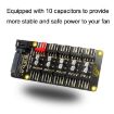 PWM Fan Hub Desktop Computer CPU Fan Expander Black - 3