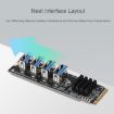 Waveshare 23316 M.2 to PCIe 4-Ch Expander - PCIe X1 to X16 - 5