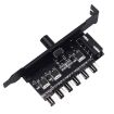 6 Way Computer Fan Speed Controller PWM Switch - Big 4Pin - 1