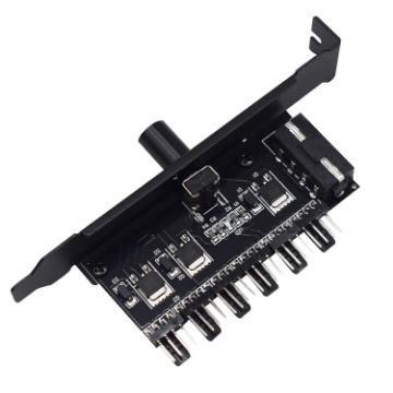 6 Way Computer Fan Speed Controller PWM Switch - Big 4Pin - 1