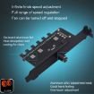 6 Way Computer Fan Speed Controller PWM Switch - Big 4Pin - 5