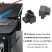 Reverse Curve B Type Motherboard CPU 8Pin Power Steering Connector Adapter - 2
