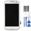 LCD Display + Touch Panel with Frame for Galaxy SIII LTE/i9305 (White) - 1