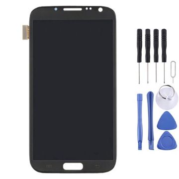 LCD Display + Touch Panel for Galaxy Note II/N7105 - Grey - 1