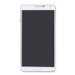 LCD Display + Touch Panel w/ Frame for Galaxy Note III - White - 2