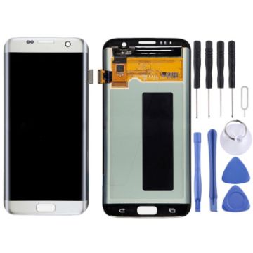 LCD Display + Touch Panel for Galaxy S7 Edge - Silver - 1