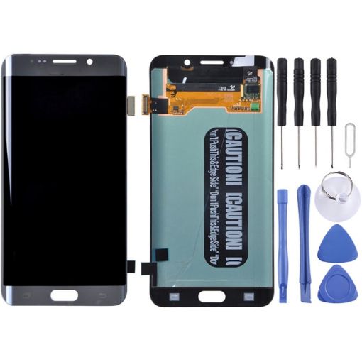LCD Display + Touch Panel for Galaxy S6 edge+ Grey - 1