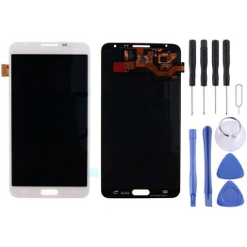 LCD Display + Touch Panel for Galaxy Note 3 Neo N750/N7505 (White) - 1
