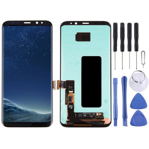 LCD Display + Touch Panel for Galaxy S8+ (Black) - 1