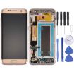 Galaxy S7 Edge/G935A LCD Screen Assembly with Frame & Charging Port - Gold - 1