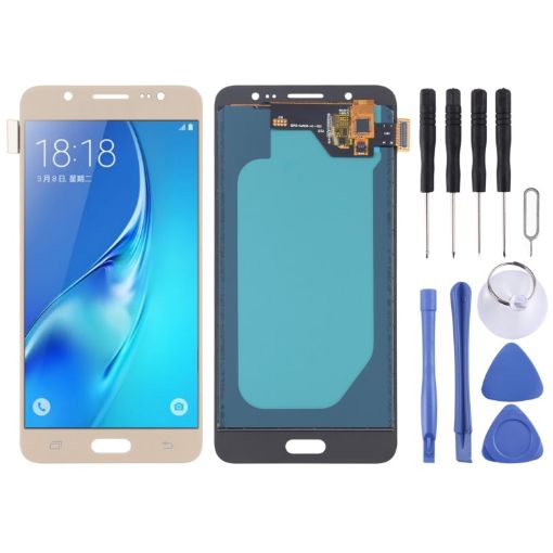 Gold LCD Screen + Touch Panel for Galaxy J5 (2016) - J510 Series - 1