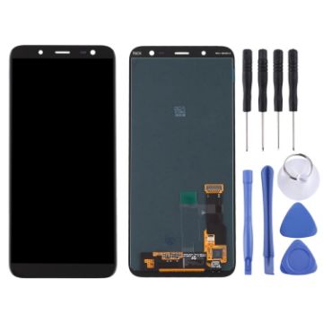 Samsung Galaxy A6 (2018) AMOLED LCD Screen with Digitizer - Black - 1