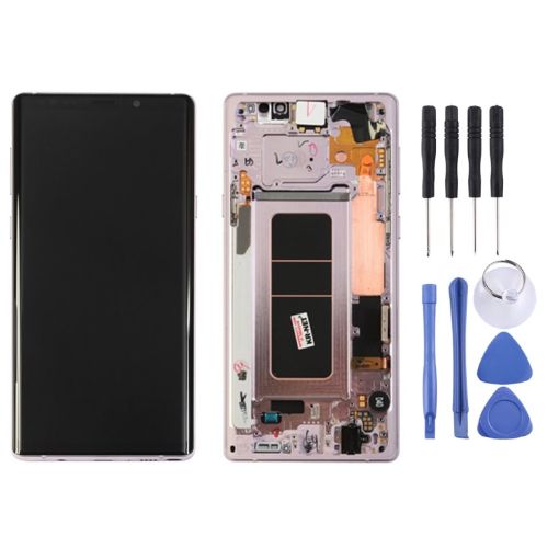 LCD Screen and Digitizer Assembly for Galaxy Note9 (Pink) - 1