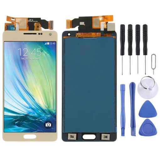 Gold TFT LCD Screen for Galaxy A5 with Digitizer Full Assembly - 1
