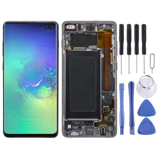 Samsung Galaxy S10+ Super AMOLED LCD Screen Digitizer Assembly (Black) - 1
