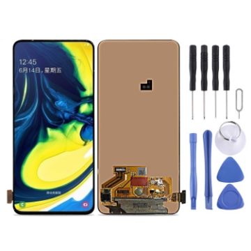 Super AMOLED LCD Screen for Galaxy A80 A90 A805F with Digitizer - Black - 1