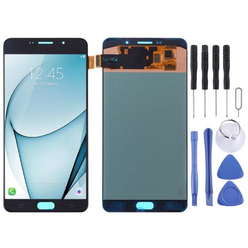 Samsung Galaxy A9 Pro (2016) AMOLED LCD Screen Digitizer - Black - 1