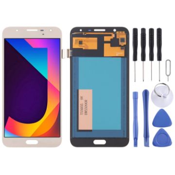 Gold TFT LCD Screen and Digitizer for Galaxy J7 Neo/J701 - Full Assembly - 1