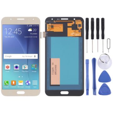 Gold LCD Screen & Digitizer for Galaxy J7 (2015) - Full Assembly - 1