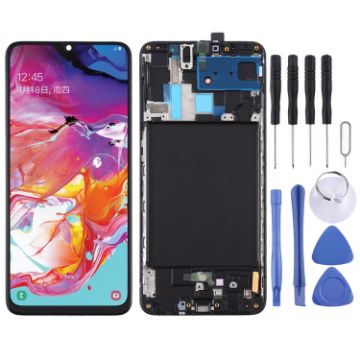 Samsung Galaxy A70 Super AMOLED LCD Screen with Frame - 1