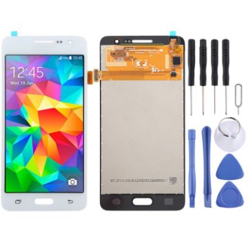 OEM LCD Screen for Galaxy Grand Prime SM-G530F SM-G531F White - 1