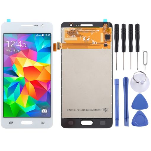 OEM LCD Screen for Galaxy Grand Prime SM-G530F SM-G531F White - 1