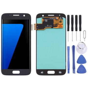 Samsung Galaxy S7 OLED LCD Screen with Digitizer Full Assembly - Black - 1