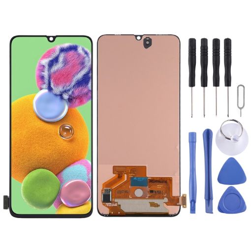 Samsung Galaxy A90 5G Super AMOLED LCD Screen with Digitizer - Black - 1
