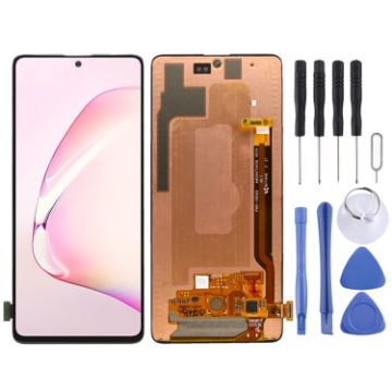Samsung Galaxy Note10 Lite Super AMOLED LCD Screen with Digitizer - Black - 1