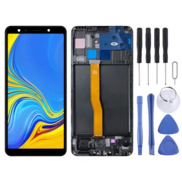 LCD Screen for Samsung Galaxy A7 (2018) SM-A750 - Full Assembly With Frame - 1