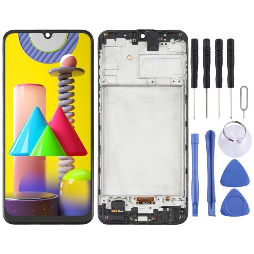 Samsung Galaxy M31 OLED LCD Screen Digitizer Assembly (Black) - 1