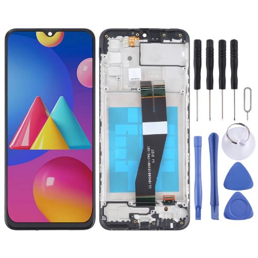 OEM LCD Screen for Samsung Galaxy M02s (NF Version) With Frame - 1
