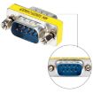 RS232 DB9 Male to Male Adapter Converter - White - 2