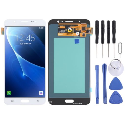 Samsung Galaxy J7 (2016) SM-J710 OLED LCD Screen with Digitizer - White - 1