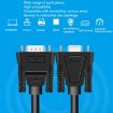 DTECH RS232 Serial DB9 Extension Line 2m - Male to Female - 6