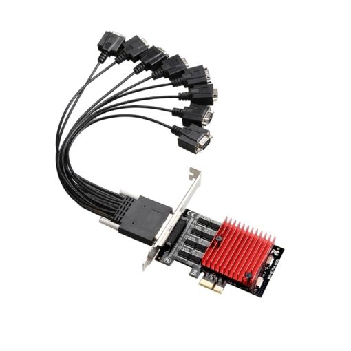 PCIE to DB9 RS232 Serial Port Expansion Card Converter - 1