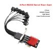 PCIE to DB9 RS232 Serial Port Expansion Card Converter - 6