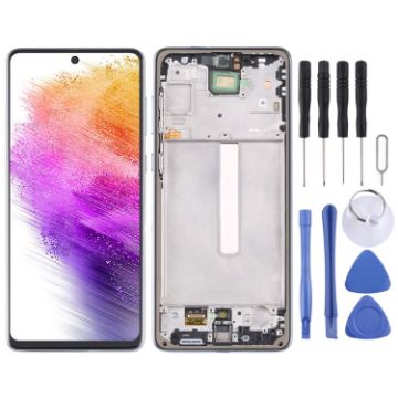 Samsung Galaxy A73 5G LCD Screen Assembly with Frame - 1