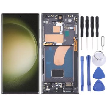 Samsung Galaxy S23 Ultra 5G SM-S918U LCD Screen Digitizer Assembly (Black) - 1