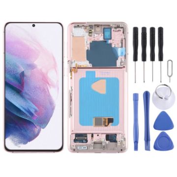 Samsung Galaxy S21+ 5G SM-G996B Pink OLED LCD Screen Assembly - 1