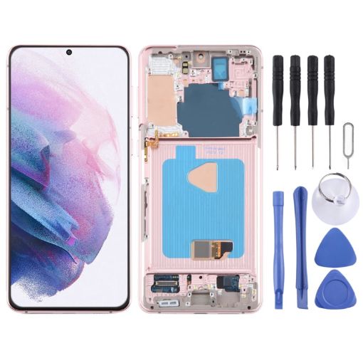 Samsung Galaxy S21+ 5G SM-G996B Pink OLED LCD Screen Assembly - 1