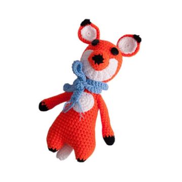 Picture of Baby Photo Ornaments Knitted Wool Small Animal Making Photography Costumes (Fox)
