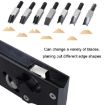 Woodworking Hand Planer, Red - Adjustable Depth & Multi-Angle Chamfering - 3