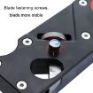 Woodworking Hand Planer, Red Color, Adjustable Depth, 6 Blades - 5