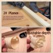 RUITOOL Medium Woodworking Planer - Metal Short Planer for Edge Trimming - 9