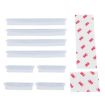 Rubber Car Side Door Edge Protection Guards - 8 PCS (Transparent) - 5