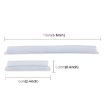 Rubber Car Side Door Edge Protection Guards - 8 PCS (Transparent) - 6