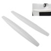 Universal Car Carbon Fiber Bumper Guard Protector (White) - 1