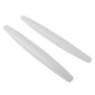 Universal Car Carbon Fiber Bumper Guard Protector (White) - 2