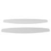 Universal Car Carbon Fiber Bumper Guard Protector (White) - 4